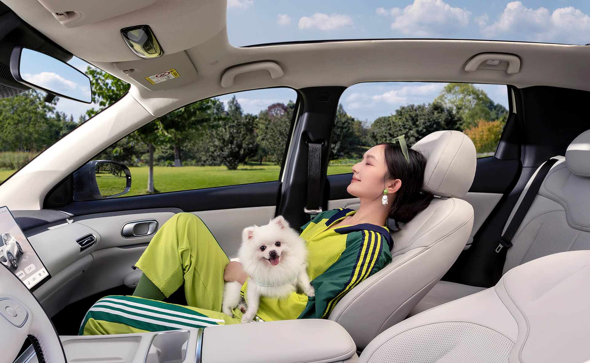 Панорамное остекление крыши Changan Qiyuan Q05